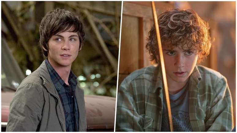 Logan Lerman e Walker Scobell já interpretaram percy Jackson (Imagem: Divulgação/Fox e Disney+)