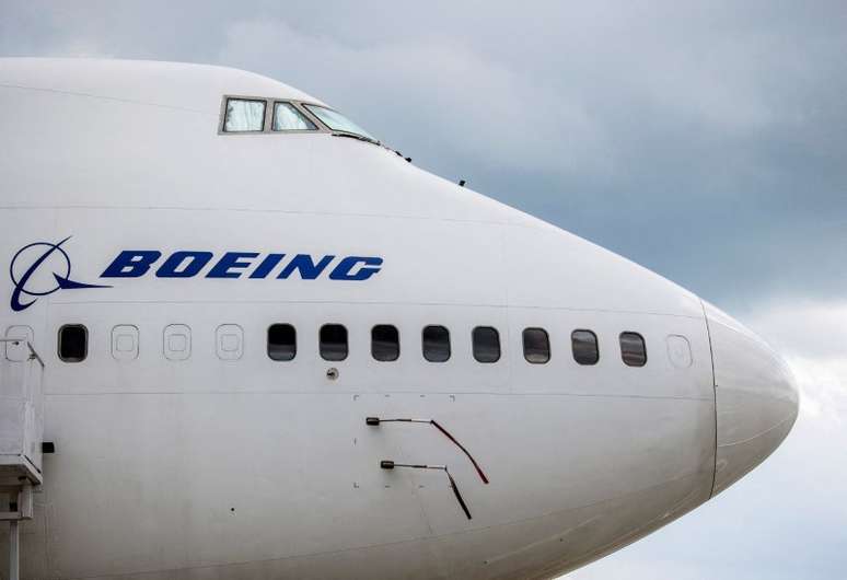 Avião Boeing Dreamlifter em unidade da empresa em North Charleston, na Carolina do Sul, EUA
30/05/2023
Gavin McIntyre/Pool via REUTERS/