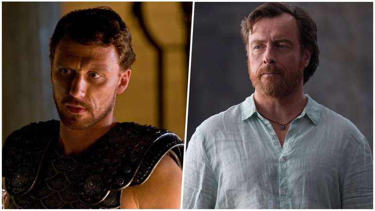 Kevin McKidd fez o Poseidon dos filmes da Fox e Toby Stephens fará sua versão na série de TV (Imagem: Divulgação/Disney+)