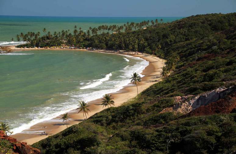 Coqueirinho Beach, on the southern coast of Paraíba Coqueirinho Beach, on the southern coast of Paraíba