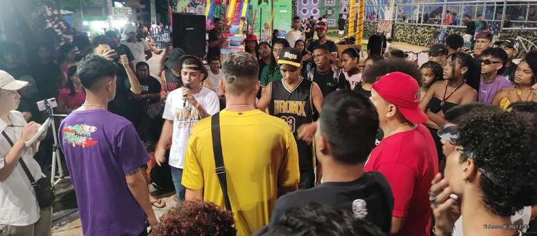 Batalha do Fim acontece há um ano na praça Benedito Monteiro, no bairro do Guamá, periferia de Belém, capital paraense