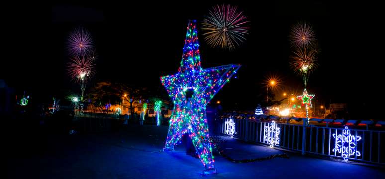 Estrela de Natal em Abeokuta, Estado de Ogun -Shutterstock