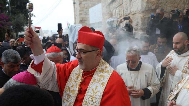 O cardeal Pierbattista Pizzaballa pediu paz para Gaza