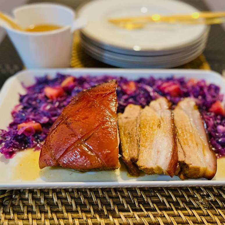 Pork belly, with orange and honey, different, easy, economical