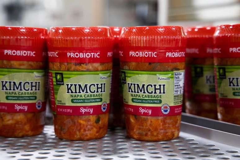 Kimchi &eacute; conhecido por suas propriedades probi&oacute;ticas.