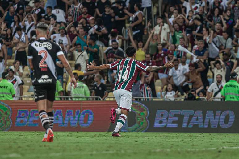 Cano anotó un gol icónico desde el centro del campo contra su ex club Vasco (FOTO MARCELO GONÇALVES / FLUMINENSE FC)