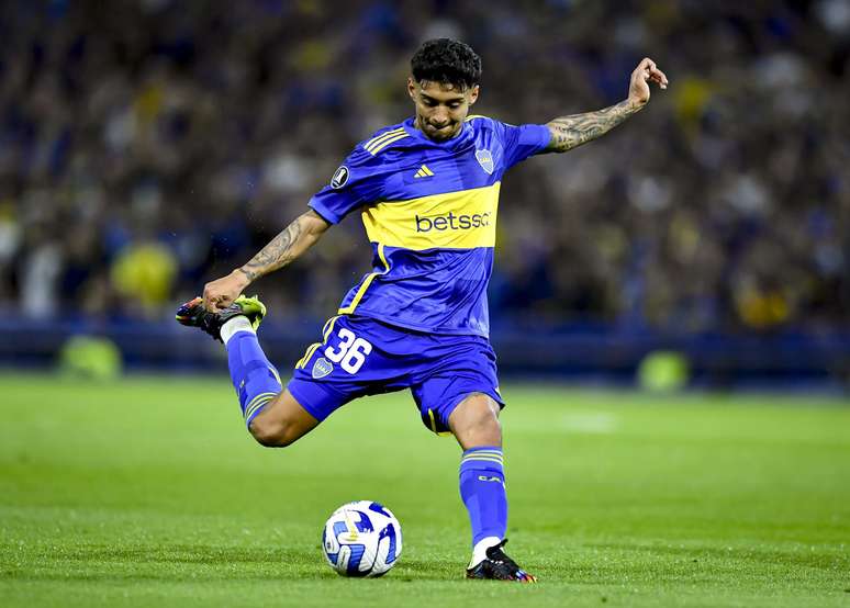 Cristian Medina pelo Boca Juniors 