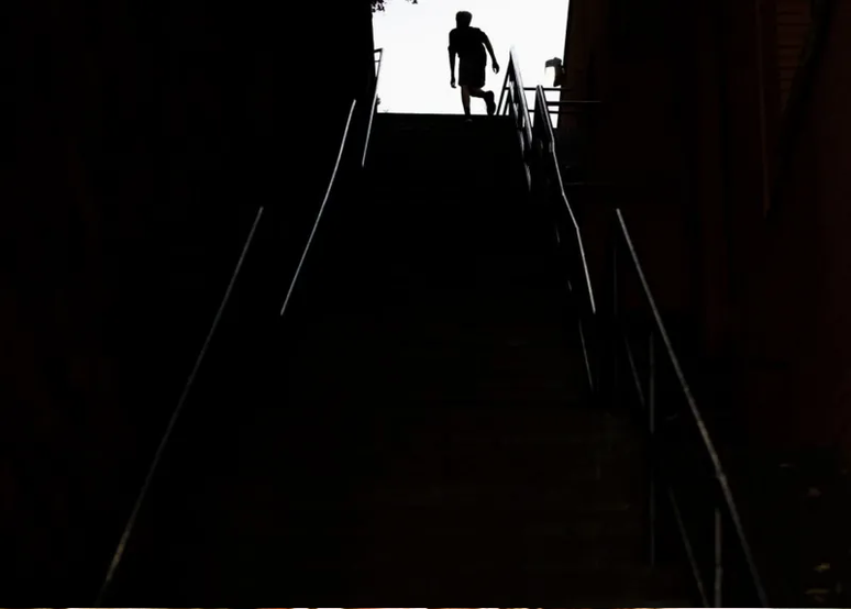 Essa escadaria no bairro de Georgetown tem placa que alude ao O Exorcista e &eacute; visitada por centenas de f&atilde;s de todo o mundo