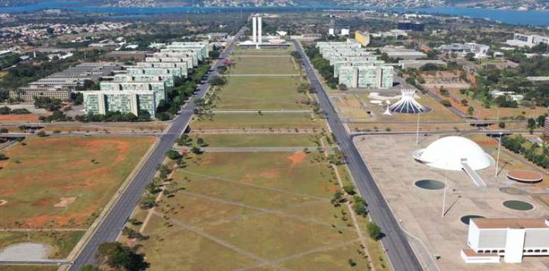 Esplanada dos Ministérios, em Brasília