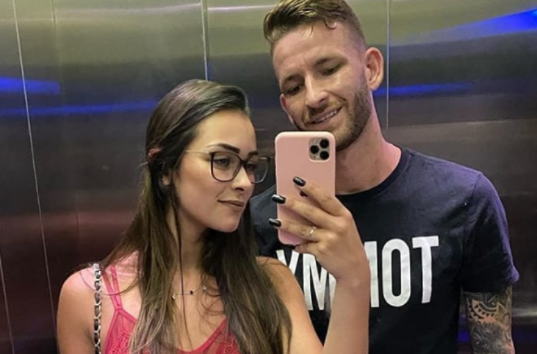  Léo Pereira e Tainá Castro casal queridinho da torcida do Flamengo.  