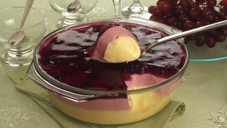 Grape dish dessert: easy dessert for New Year’s Eve dinner