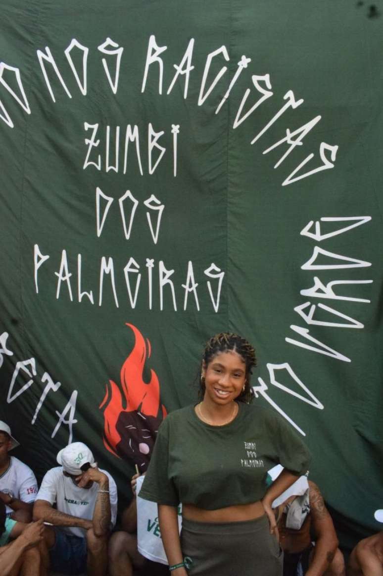 Elisa Maria de Lima Neta, integrante da Zumbi dos Palmeiras. Foto: Guilherme Montenegro