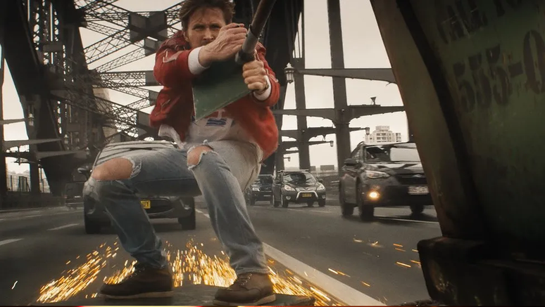 Ryan Gosling como Colt Seavers em 'O Dubl&ecirc;'