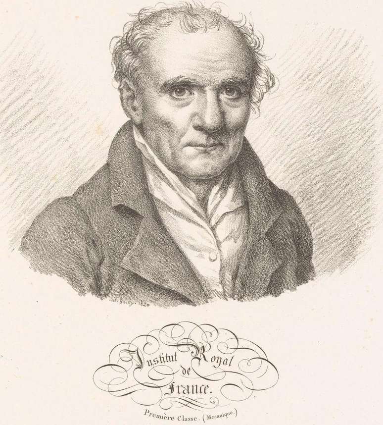 Gaspard Monge, grande matemático e também amigo de Napoleão.