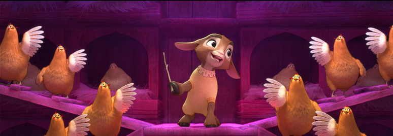 Anyone who loved Shrek must have been enchanted by Wish's goat.  (Image: Disclosure/Disney)