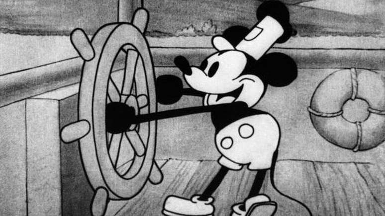 Curta-metragem de 1928 com as primeiras versões de Mickey e Minnie entrou em domínio público nos EUA no dia do Ano Novo