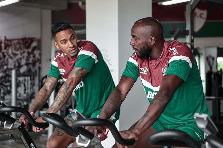 Antônio Carlos e Manoel foram uma das novidades na reapresentação do Fluminense 