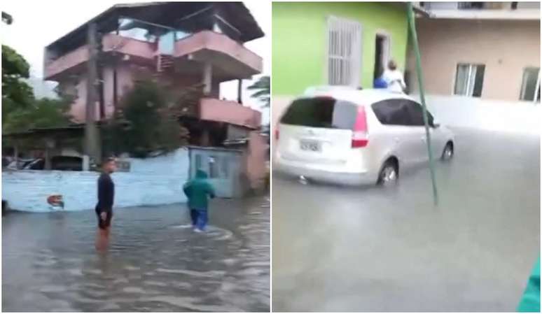 Chuva alaga ruas em Santa Catarina; previsão é que temporal persista 