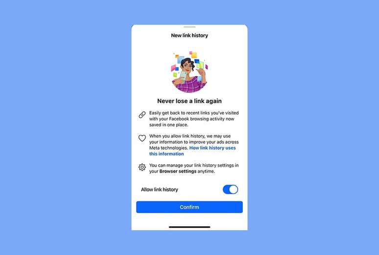 Facebook estrena ‘Historial de Enlaces’ con anuncios