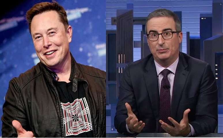Elon Musk e John Oliver: bilionário reclama de piadas do apresentador de TV
