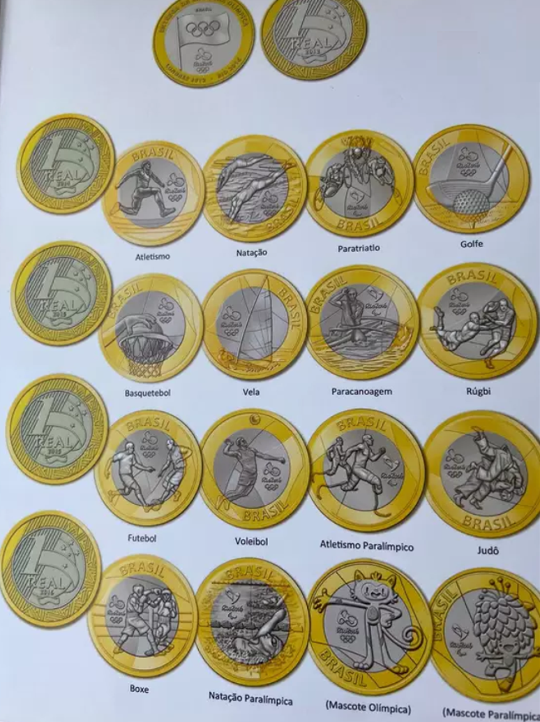 Moedas Olímpicas 