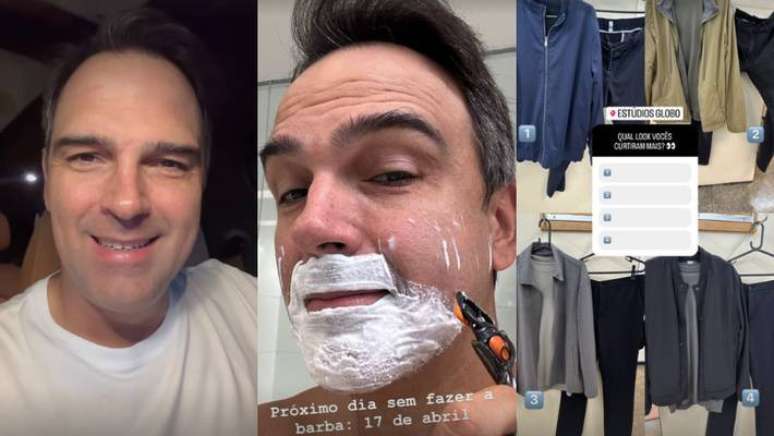 Tadeu Schmidt conhece a nova casa do 'BBB 24'.