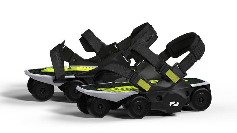 Patins do futuro Sapato rob tico com rodas quer reinventar transporte
