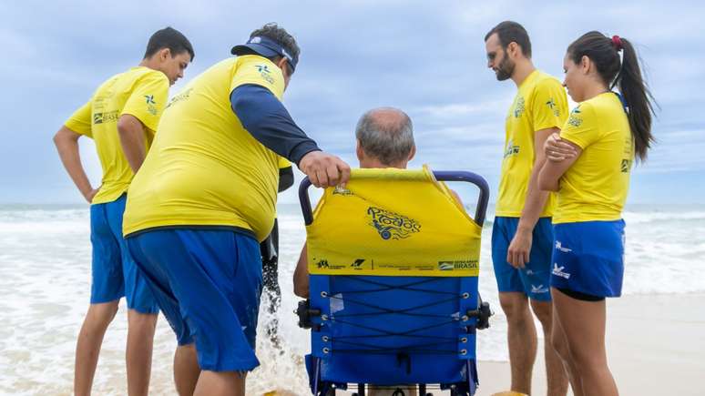 A praia de Copacabana é referência quando se trata de acessibilidade