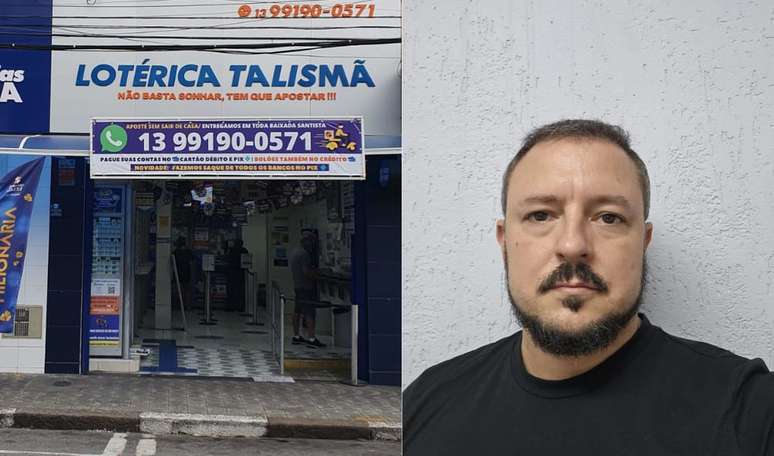  Empreendedor Antônio Laja é dono de duas casas lotéricas em São Vicente.