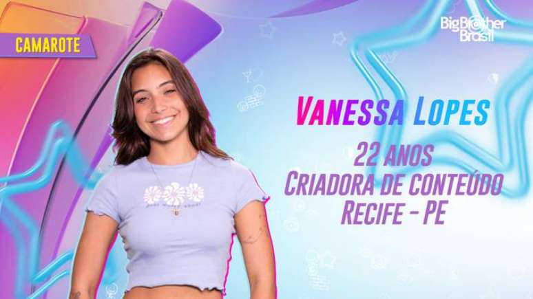 Vanessa Lopes está no camarote do BBB 24