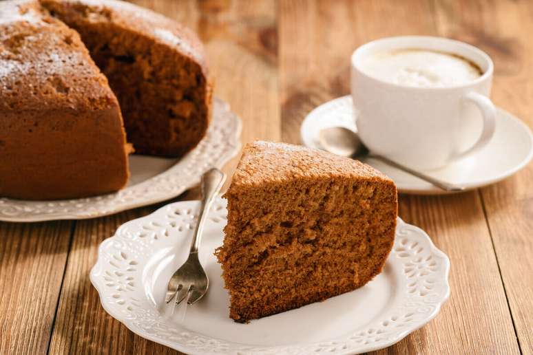 Bolo de chocolate com café 