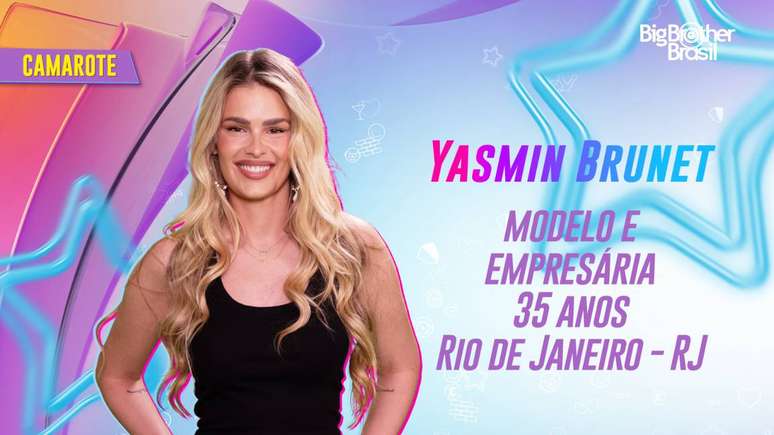 Yasmin Brunet é a segunda Camarote confirmada no BBB 24