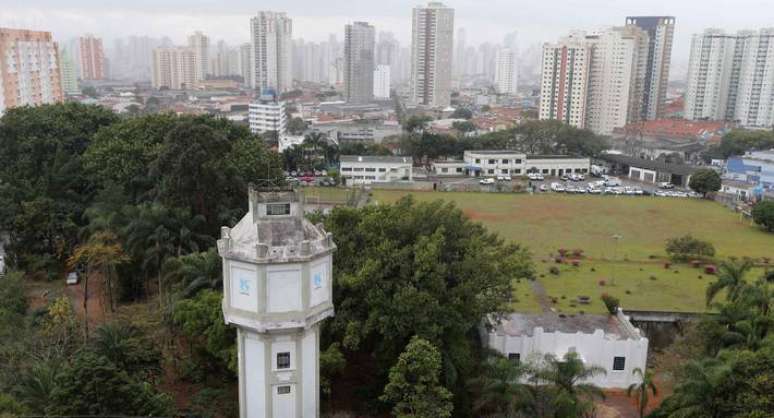 Vista aérea do Parque da Mooca: jovem de 14 anos se afogou em piscina de condomínio de luxo do bairro