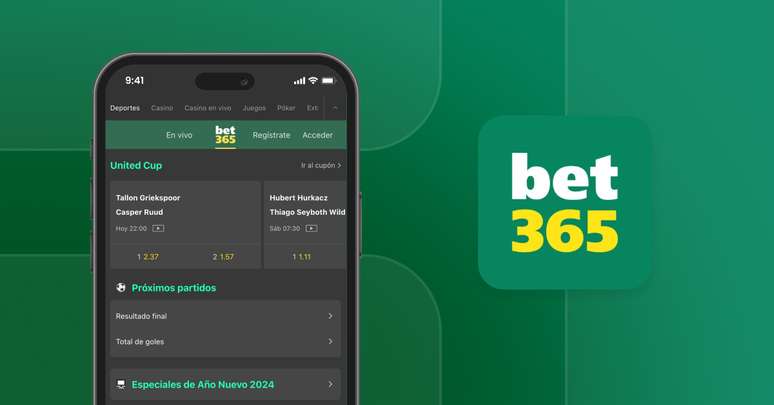 App da bet365 oferece possibilidades de apostas em diversas modalidades