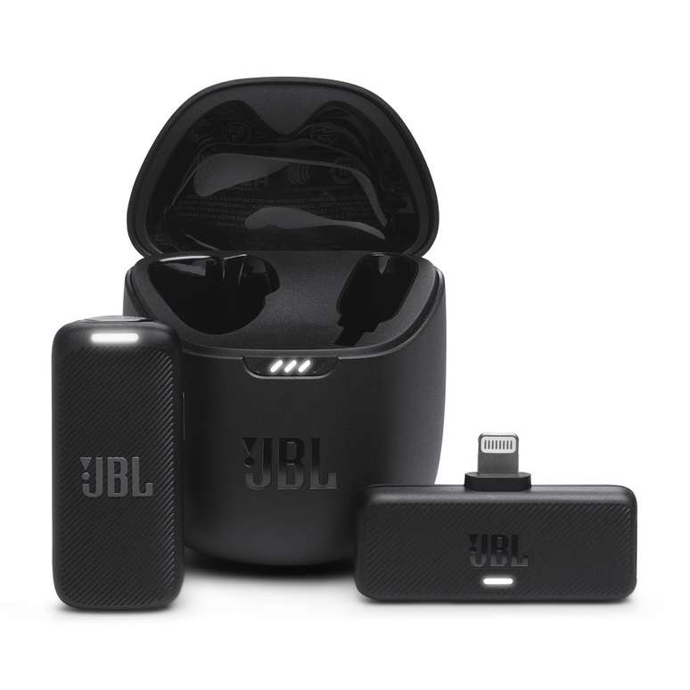 Quantum Stream Wireless é o microfone ideal para streamers IRL, ou cobertura de eventos em ambientes abertos mais barulhentos. (Imagem: JBL / Divulgação)