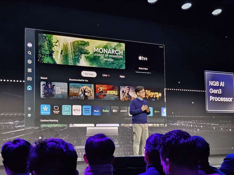 Samsung apresenta novo Tizen OS para smart TVs (Imagem: Léo Müller/Canaltech)