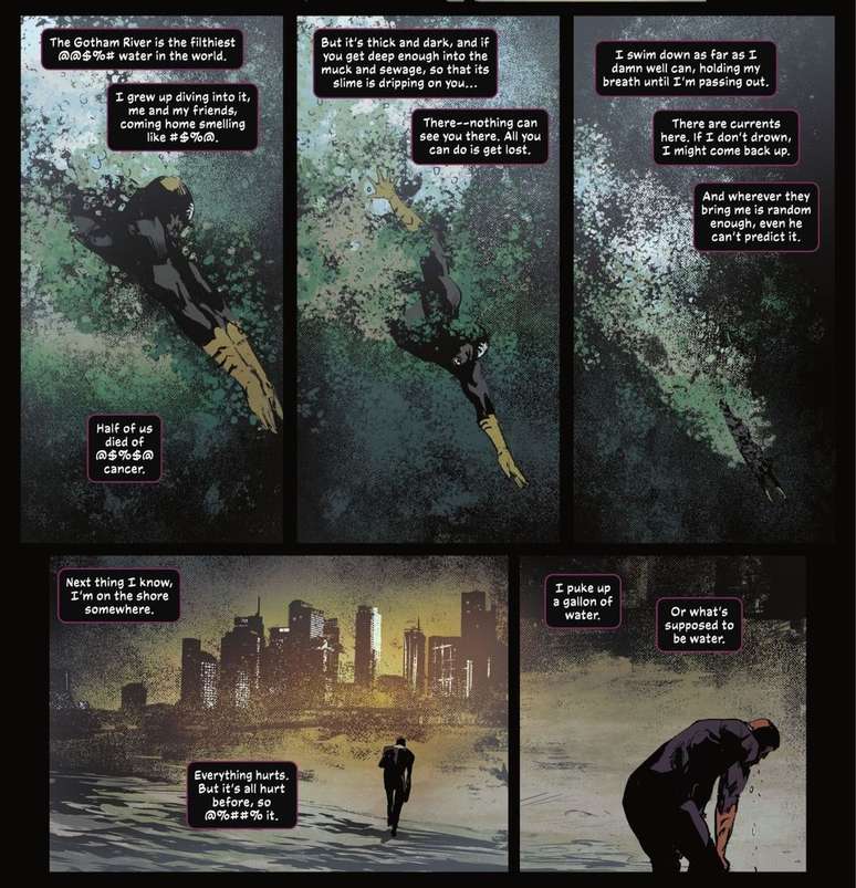 Bandidos costumam usar uma rota de fuga manjada (Imagem: Rep[rodução/DC Comics)