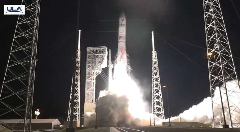 Foguete Vulcan Centaur, da United Launch Alliance, iniciou sua jornada rumo à Lua