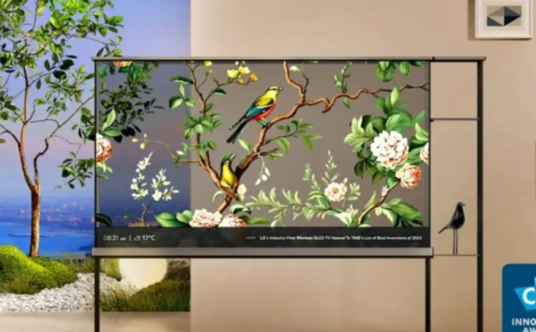 TV transparente da LG promete mais integração com o ambiente