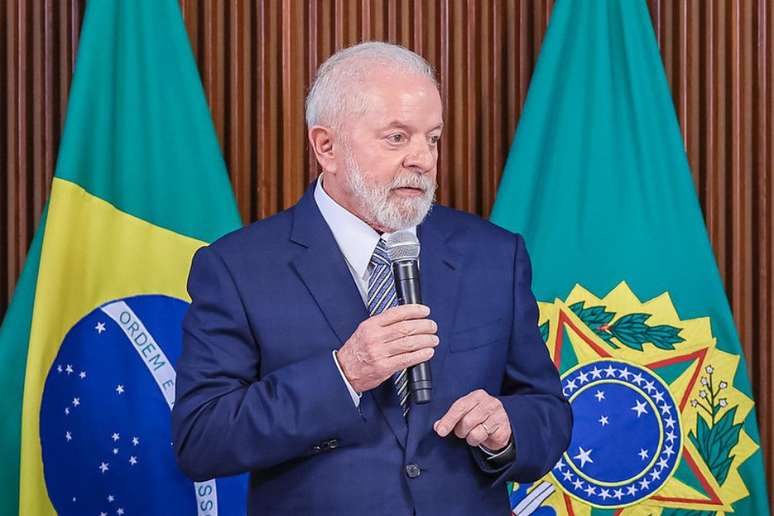 Presidente da República, Luiz Inácio Lula da Silva, durante reunião Ministerial, no Palácio do Planalto (20/12/2023)