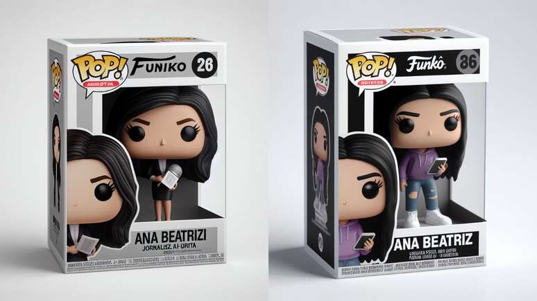 Funko Pop da redatora Ana Beatriz –