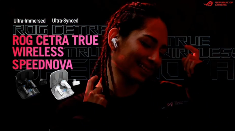 ROG CETRA also uses a recognition system that allows it to adapt the sound quality and level of noise cancellation based on the user's ear canal (Image: Disclosure/ASUS ROG) ROG CETRA also uses a recognition system that allows it to adapt the sound quality and level of noise cancellation based on the user's ear canal (Image: Disclosure/ASUS ROG)