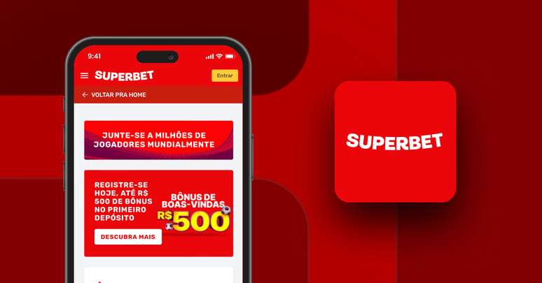 Superbet tem atraído apostadores com bônus de 100% até R$500 em esportes