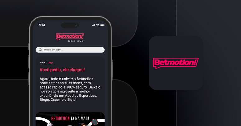 Atualmente apenas os usuários Android contam com aplicativo da Betmotion
