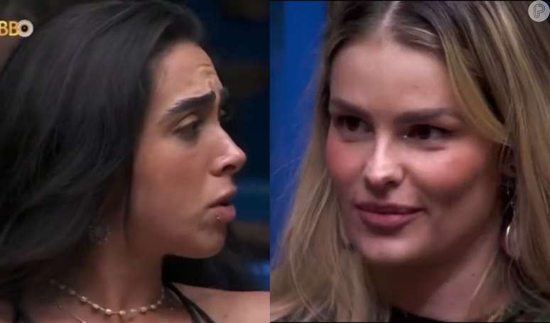 'BBB 24': Yasmin Brunet propõe aliança à Giovanna, após serem indicadas ao Paredão.