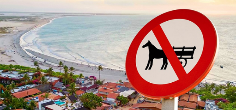 Jericoacoara dan Cair melarang penggunaan kendaraan yang ditarik hewan
