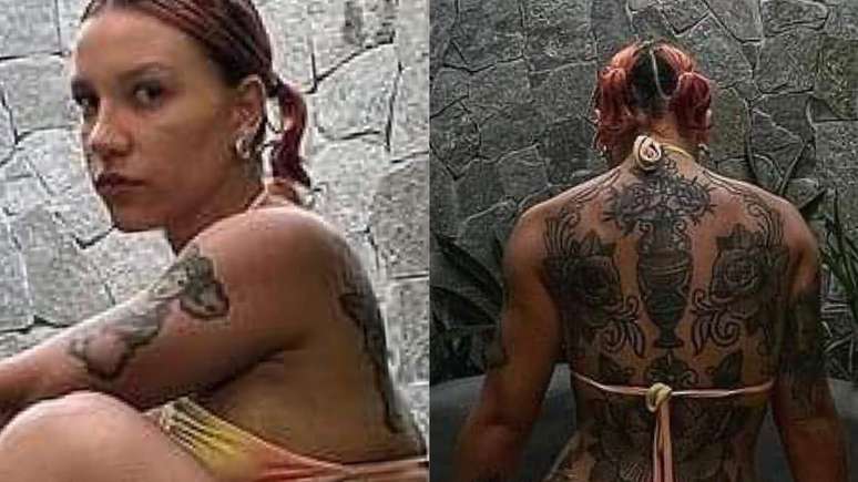 Priscilla surprises and causes a stir when she appears in a skimpy bikini