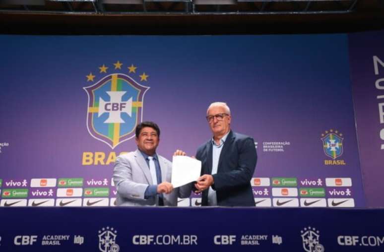 Foto : Staff Images / CBF - Legenda: Dorival Júnior é apresentado como novo técnico da Seleção Brasileira