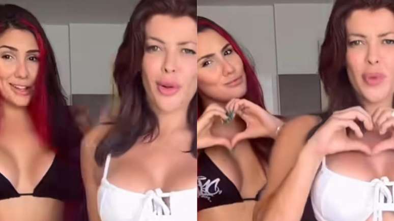 In bikinis, Jaquelline and Alicia X steal the show in a dancing video