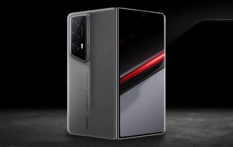 Honor Magic V2 gets Porsche Design edition with minor visual changes (Image: Reproduction/Honor) Honor Magic V2 gets Porsche Design edition with minor visual changes (Image: Reproduction/Honor)